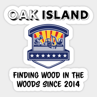 Oak Island Treasure Sticker